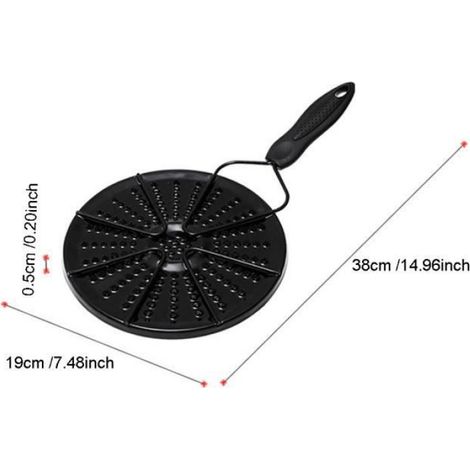 Diffuseur De Chaleur - Fonte Émaillée - Pour Cuisinière À Gaz - 380x190x5 mm - Lot De 2 (1/4)
