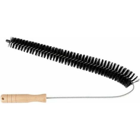 Brosse Radiateur - Brosse Sèche-Linge - Tête Flexible En Nylon - Manche En Bois - Pour Radiateurs Plats Et Nervurés - 1 Pièce (1/5)