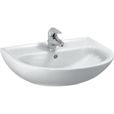 Lavabo LAUFEN PRO B avec trop-plein, 1 trou pour robinet 650 x 500 mm blanc LAUFEN