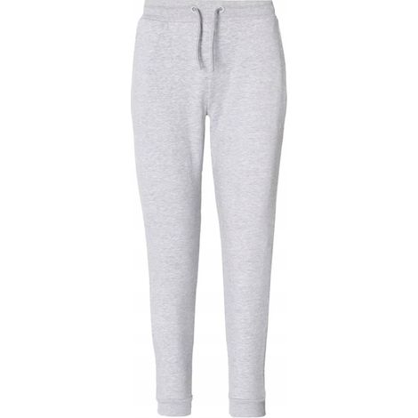 Pantalones deportivos de mujer con aislamiento térmico, joggers cálidos, lisos, Moraj XXL, gris claro jaspeado. (1/5)