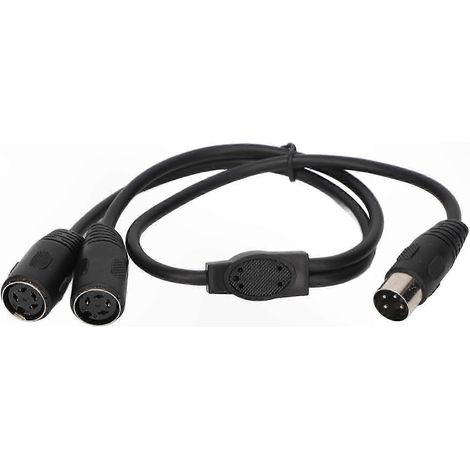 Mini-DIN-4-Pin-Y-Adapterkabel, 0,5 m, Stecker auf Buchse für professionelle Geräte (1/5)