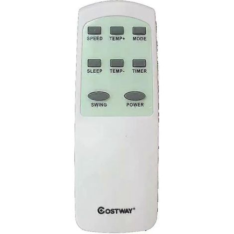 Télécommande d'origine d'occasion pour climatiseur portable Costway Daewoo EP24555US-WH (1/3)