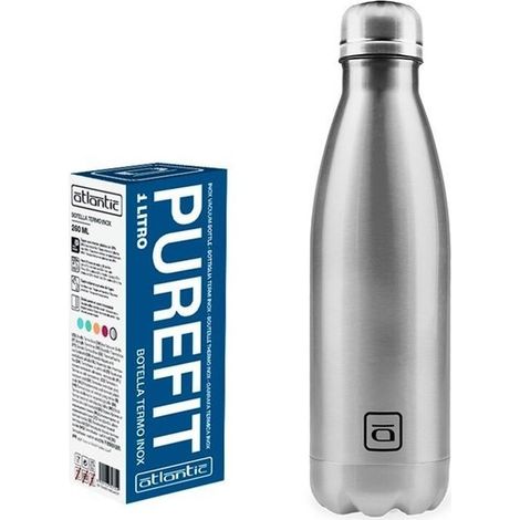 Borraccia térmica Atlantic Purefit 1 litro plata