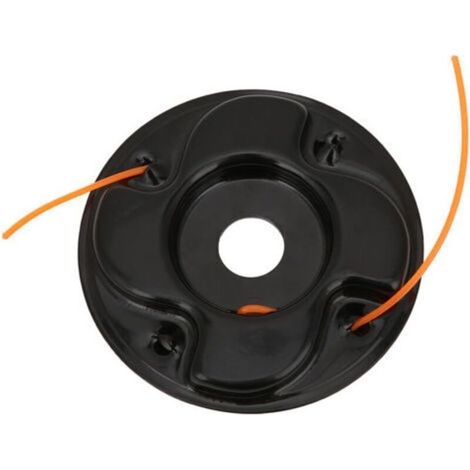Accessoires universels pour tondeuse à gazon – tête de coupe + fil nylon 26 mm noir (lot de 2 pièces) (1/5)