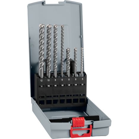 Bosch PRO SDS Plus-5X Hammerbohrer Set 5 - 12 mm 7 tlg. ( 2608707246 ) für Bohrhämmer und Zerkleinerer (1/2)