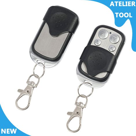 ATELIER 2pcs télécommandes portables pour toutes sortes d'ouvreurs de portes avec 433MHz fréquence (1/5)
