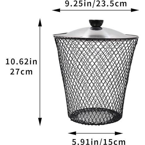 1 bac à lombricompostage – Bac à compost enterré en treillis métallique, système de compostage segmenté avec couvercle (1/5)