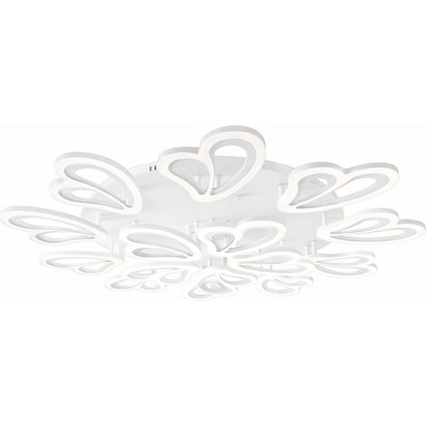 Plafoniera LED a Cuori Dimmerabile con 15 punti luce