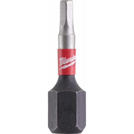 Milwaukee Schrauberbit SHOCKWAVE Hex 2,5 / 25 mm, Sechskant - 2 Stk. (1/2)