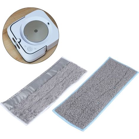 Lot de 1 serpillières lavables réutilisables pour IRobot Braava Jet M6 lingettes de Nettoyage lavables (1/5)