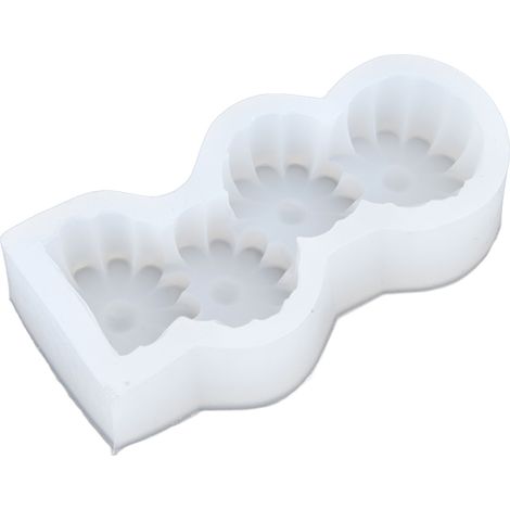 Moules à bougies en silicone, démoulage facile, silicone qualité alimentaire, moules DIY pour chocolat, gâteau, loisirs créatifs, décoration maison, marguerite (1/5)