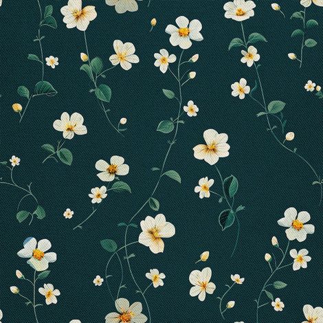 Tela decorativa para exteriores Oxford - Motivo floral I DX5434 (1/5)