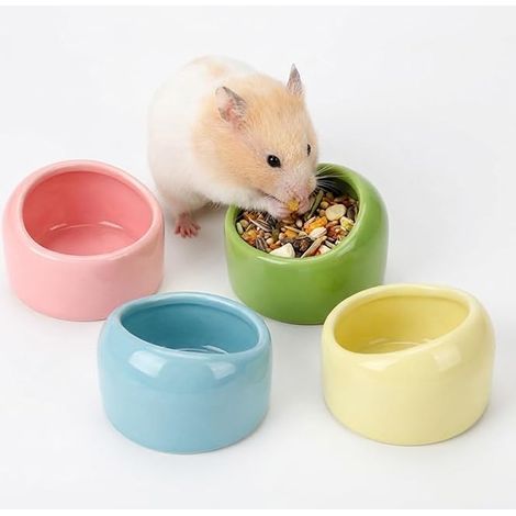 Petite Gamelle pour Hamster, Bol Céramique Hamster 6 x 4 cm, Gamelle Cochon d'Inde, Gamelles pour Petits Animaux, pour Hamsters Nains Cochonsd'Inde Ecureuil (1/4)