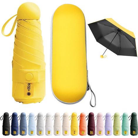 Mini parapluie de poche, anti-UV, léger, compact, facile à transporter, pour toutes occasions. (1/5)