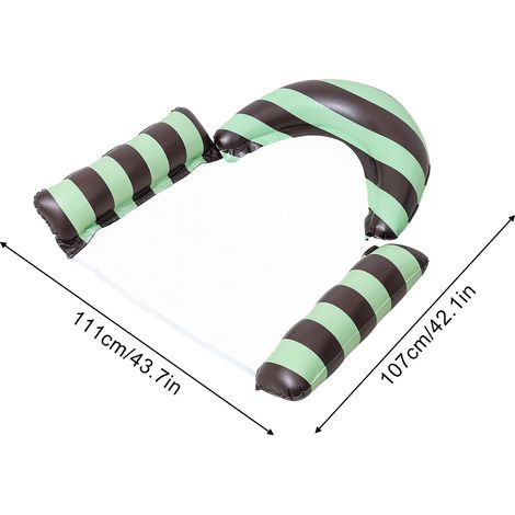 Bouées gonflables pour piscine, chaises longues flottantes pour adultes, jouets de piscine d'été
