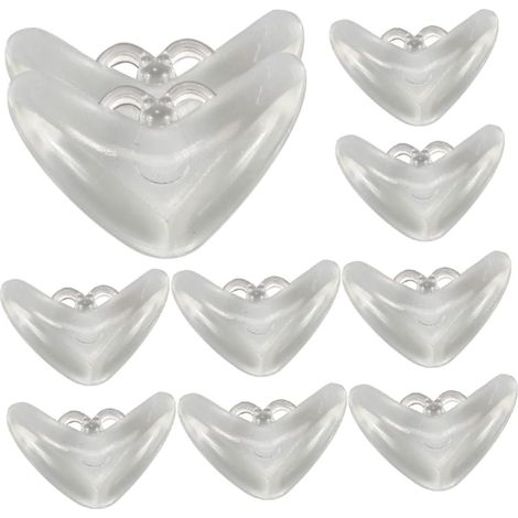 10 protège-coins pour meubles, PVC, transparent, pour meubles (1/5)