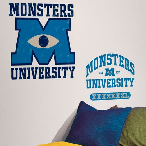 Stickers Géant Logo Monstres Academy Disney (1/4)