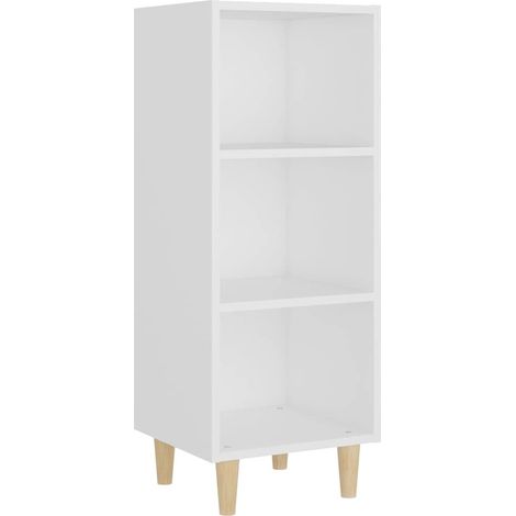 Sideboard/Anrichte/Buffet Weiß 34,5x32,5x90 cm Holzwerkstoff LXWW680520 (1/5)