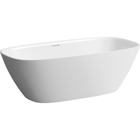 LAUFEN INO Baignoire 1700x750x520 en pose libre ovale blanc, (1/3)