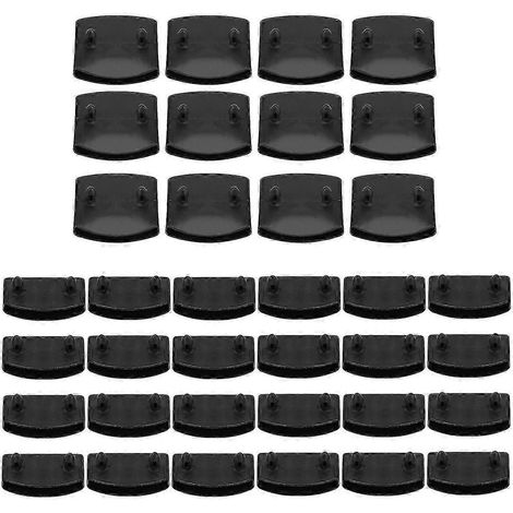 Supports de lattes de sommier, embouts de fixation pour sommiers, fixations latérales portables pour sommiers en métal et en bois-36Pieces