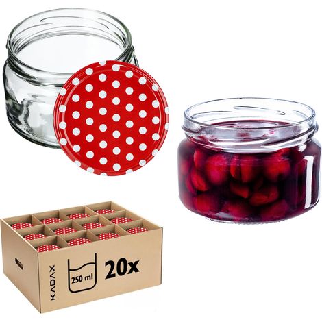 KADAX Glas Klara 250ml fi82 TO-250/1 Paket 20 Stück (1/5)
