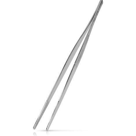 1 Pince Barbecue, Acier Inoxydable, 40 cm, Léger, Pour Viande Légume Grill (1/5)