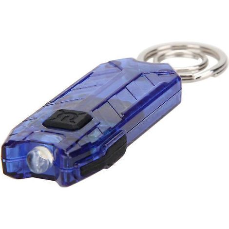 Mini lampe torche LED portable USB 45 lm, porte-clés, autonomie de 48 heures. (1/4)