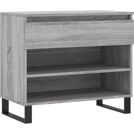 Maison Exclusive - Scarpiera Grigio Sonoma 70x36x60 cm in Legno Multistrato