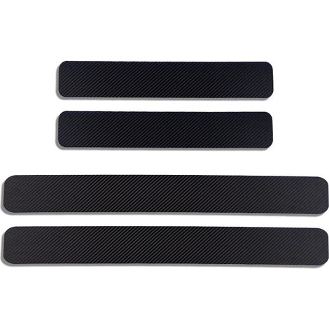 Autocollants de protection de seuil de porte (carbone noir) pour Kia Rio 3,4,K2,K3,X-Line et Tonic (1/3)