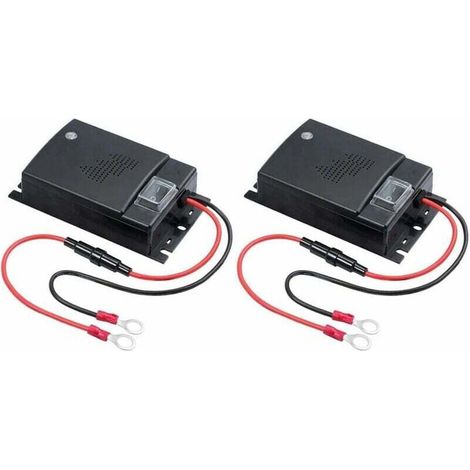 2x Ultraschall-Vertreiber, automatischer Ultraschall-Haustier-/Mäuse-/Rattenvertreiber, 12V, automatische Schädlingsbekämpfung, Nagerabwehr für Fahrzeuge, Fahrzeugschutz