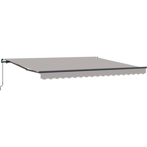 Maison Exclusive - Tenda Retrattile Grigio chiaro 400 × 350 cm (1/5)