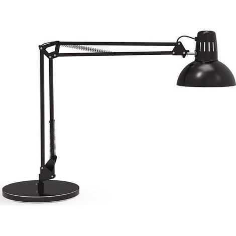Schreibtischleuchte Metall schwarz H.49cm Standfuß LED MAUL (1/3)