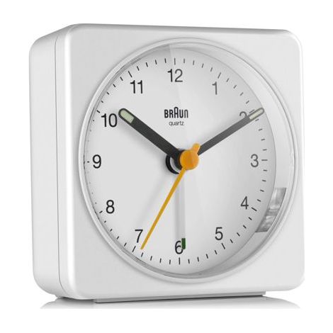 Braun BC 03 W Quarzwecker analog weiß Uhren und Wecker (1/5)