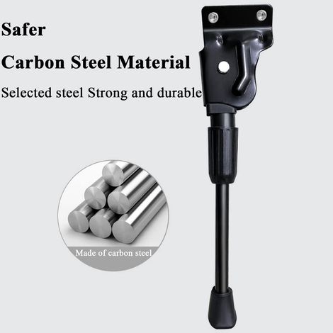 Caballete de bicicleta de acero con alto contenido de carbono para ruedas de 16 pulgadas de diámetro: estructura de soporte trasera duradera para bicicletas de adultos. (1/4)