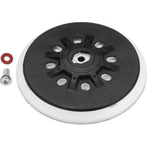 150 mm (6 pouces) Plateau de ponage 8 trous compatible avec les ponceuses orbitales Bos ch Festool ETS 150, ETS EC 150, LEX 150, WTS 150/7 498987 (souple),pour Ponceuse Excentrique (1/5)