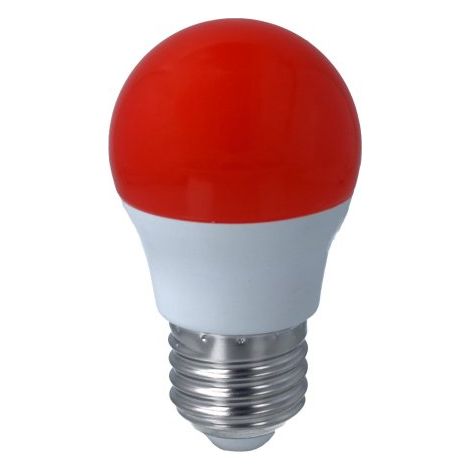 Lampada A Led E27 G45 4W 220V Colore Red Rosso