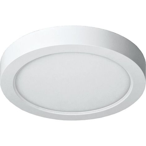 Plafonnier LED rond 18W 3000K Ø226mm WOLTZ (1/5)