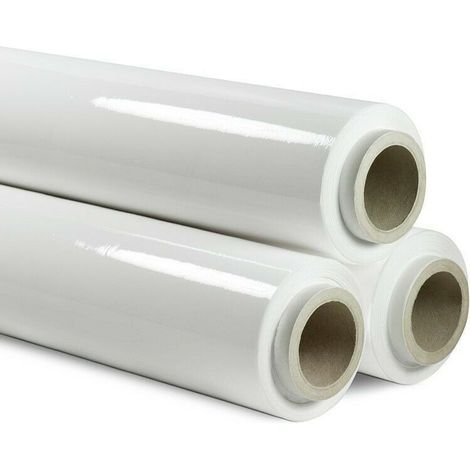 Pack 12 piezas retractil Estirable Manual Transparente 23 MY Film 2,4 kg 500 mm