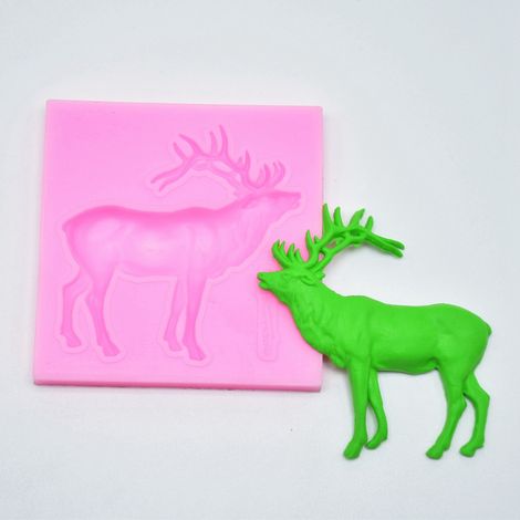 Weihnachtliche Silikon-Backform, dekorative Kuchen-, Fondant- und Schokoladenform (Nr. 6) (1/5)