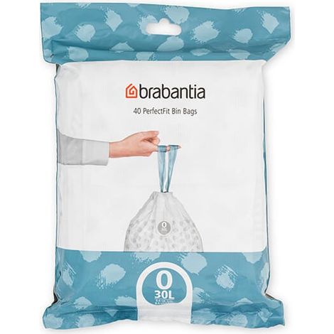 Brabantia PerfectFit Bags O 30 litre Dispenser Pack of 40 bags (1/4)