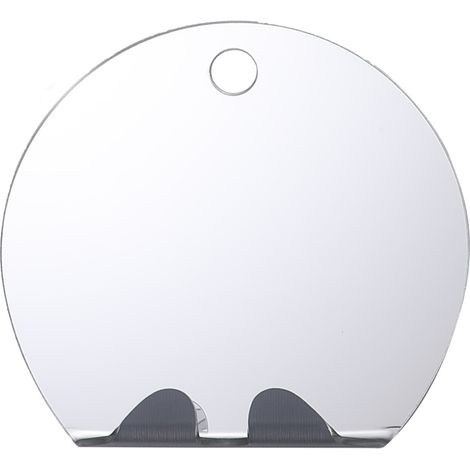 Miroir de douche, miroir de rasage, miroir antibuée pour les voyages