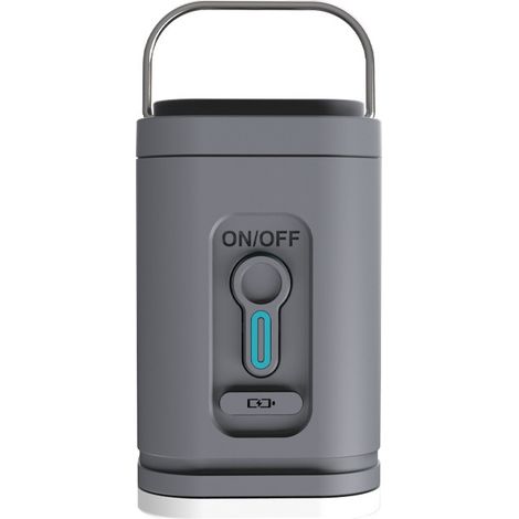 Mini-tragbare, wiederaufladbare elektrische Luftpumpe mit USB-C-Anschluss, schnelles Laden und Ablassen der Luft, ideal zur Aufbewahrung von Poolmatratzen.