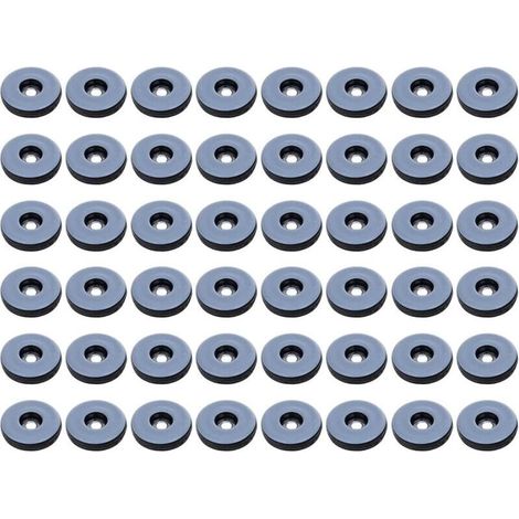 Patins Meubles,Lot de 48 patins de meubles ronds en téflon,Anti-vibration Patins Glisseurs pour Meubles,(Ronde) 19 mm (1/4)