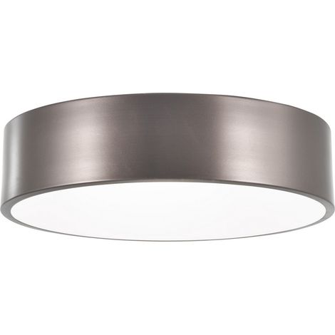 Merano Indiana Plafonnier cylindrique 3 lumières en métal bronze, LED E27