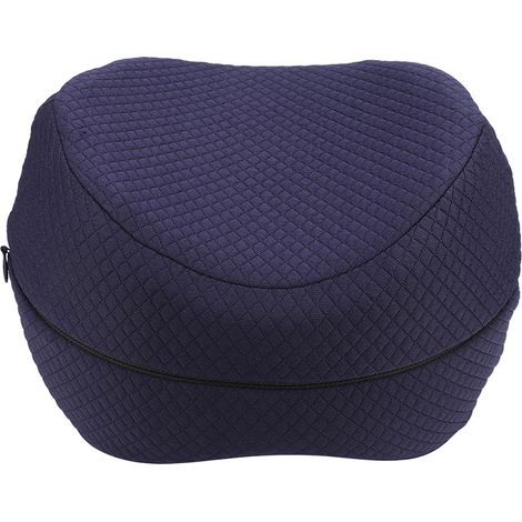 Oreiller Pour Jambes - Mousse à Mémoire de Forme - Pour Soutien Nocturne et Soulagement des Douleurs - 20 x 20 x 15 cm - 1 Pièce (1/5)