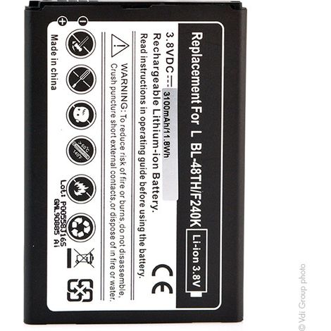 NX - Batterie téléphone, smartphone, GSM pour LG 3.8V 3200mAh - BL-47THBL47THML-LG153 (1/3)