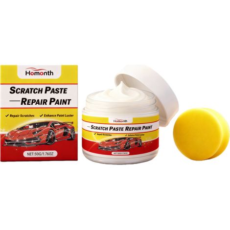 Car Scratch Care Kit - Car Paint Scratch Polishing Daily Maintenance and Cleaning Kit - 50g + 1 Sponge -- BIEMMEDUE (1/5)