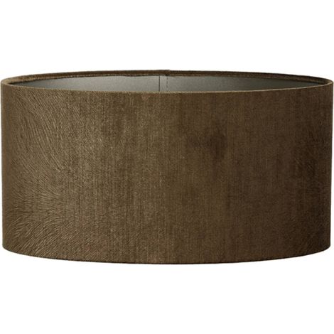 Light & Living - pantalla de lámpara - Lubis - marrón - textil - (1/4)