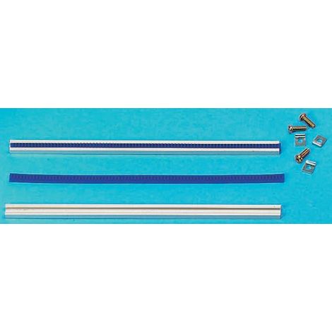 Rail de crémaillère RS PRO en Aluminium, longueur 1000mm ( Prix pour 1 )