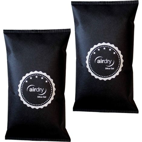 Thomar airdry Silica Gel  Deumidificatore per Auto  1,5 kg (2 x 750 g)  Deumidificatore  Nero (1/5)